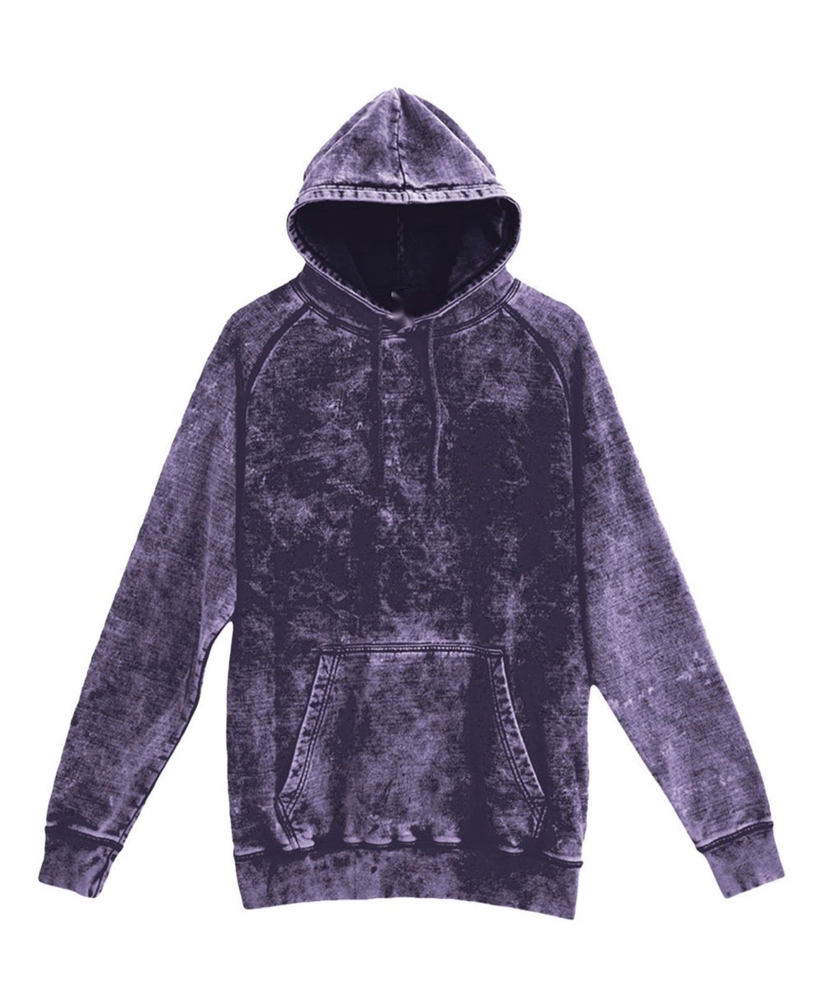 Custom Vintage Raglan Hoodie — Cloud Purple